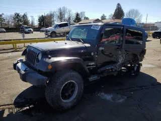 2008 Jeep Wrangler Sahara z VIN 1J4FA54108L625297, wystawiony jako Copart lot #46832405 z przebiegiem 144 848 mil mil oraz Szkoda całkowita • Salvage title. Historia ofert i sprzedaży dostępna na DreamBid. Obrazek 1.