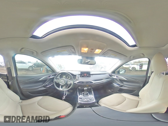 2020 Mazda CX-9 Touring with VIN JM3TCACY2L0407342, listed as a Copart auction lot 47590235 with 59,667 mi miles and Salvage title. Bid and sale history available at DreamBid. Image 14.