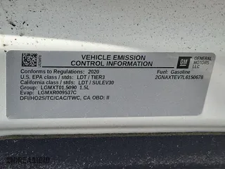 2020 Chevrolet Equinox LT with VIN 2GNAXTEV7L6150678, listed as a IAAI auction lot 42067932 with 81,204 mi miles. Bid and sale history available at carsss.com. Image 1.