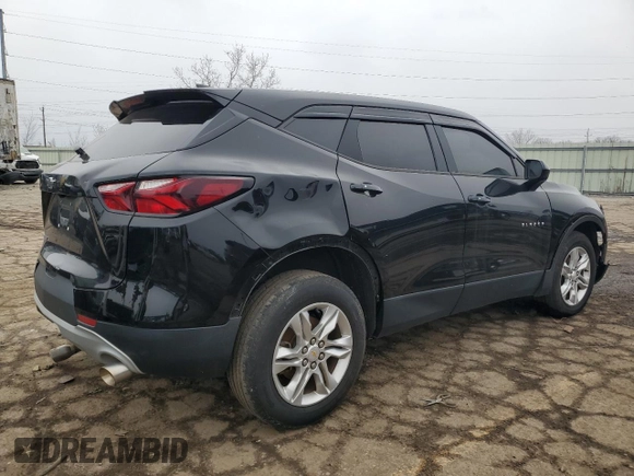2020 Chevrolet Blazer LT z VIN 3GNKBBRA6LS572415, wystawiony jako Copart lot #48254355 z przebiegiem 48 229 mil mil oraz Szkody całkowita. Historia ofert i sprzedaży dostępna na DreamBid. Obrazek 3.