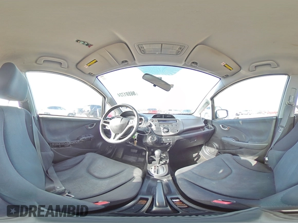 2010 Honda Fit Sport with VIN JHMGE8H44AS021590, listed as a Copart auction lot 52333635 with 137,770 mi miles and Salvage title. Bid and sale history available at DreamBid. Image 14.