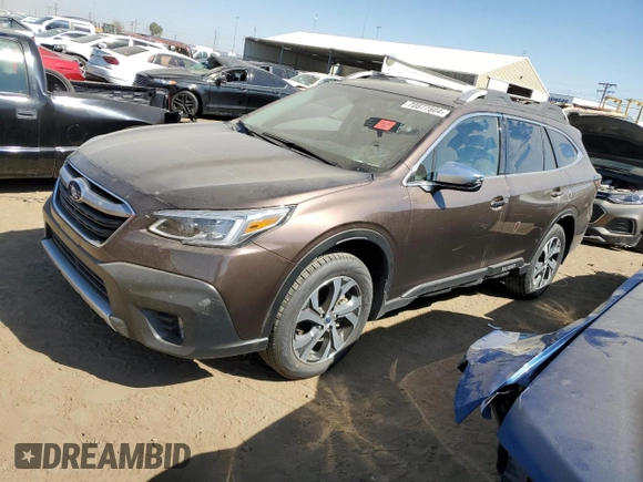 2021 Subaru Outback Touring XT with VIN 4S4BTGPD7M3140211, listed as a Copart auction lot 70877504 with 11,019 mi miles and Salvage title. Bid and sale history available at DreamBid. Image 1.