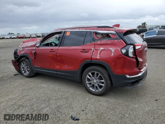 2022 GMC Terrain SLT with VIN 3GKALPEV1NL167801, listed as a Copart auction lot 48782995 with 17,944 mi miles and Salvage Title. Bid and sale history available at carsss.com. Image 2.