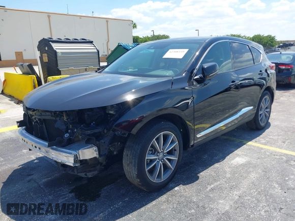 2023 Acura RDX Technology with VIN 5J8TC2H53PL000181, listed as a IAAI auction lot 42308339 with 10,630 mi miles and . Bid and sale history available at DreamBid. Image 2.