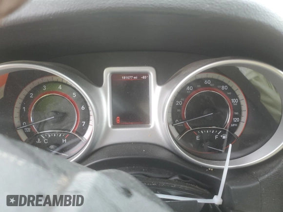 2013 Dodge Journey American Value with VIN 3C4PDCAB3DT516477, listed as a Copart auction lot 56129035 with 181,077 mi miles and Salvage title. Bid and sale history available at DreamBid. Image 9.