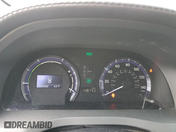 2011 Lexus HS 250h with VIN JTHBB1BA4B2043292, listed as a Copart auction lot 51484785 with 148,743 mi miles and Clean Title. Bid and sale history available at DreamBid. Image 9.