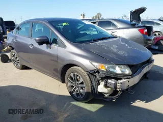 2014 Honda Civic Sedan EX with VIN 19XFB2F86EE272712, listed as a IAAI auction lot 41978115 with 189,123 mi miles. Bid and sale history available at carsss.com. Image 1.