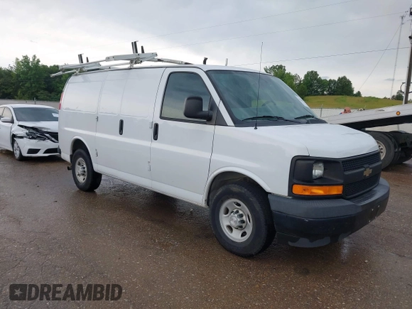 2017 Chevrolet Express Cargo with VIN 1GCWGAFF5H1246698, listed as a IAAI auction lot 42546142 with 186,229 mi miles and . Bid and sale history available at DreamBid. Image 1.