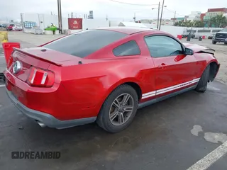2012 Ford Mustang V6 Premium with VIN 1ZVBP8AM4C5226597, listed as a IAAI auction lot 41931578 with 120,320 mi miles. Bid and sale history available at carsss.com. Image 4.