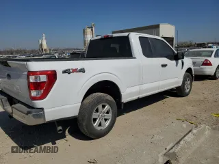 2022 Ford F-150 XL with VIN 1FTEX1EB6NKE84205, listed as a Copart auction lot 48935055 with 43,189 mi miles and Salvage title. Bid and sale history available at DreamBid. Image 3.