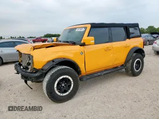 2021 Ford Bronco z VIN 1FMDE5DH6MLB02239, wystawiony jako Copart lot #55315985 z przebiegiem 36 310 mil mil oraz Nie do naprawy • Non repairable. Historia ofert i sprzedaży dostępna na DreamBid. Obrazek 1.