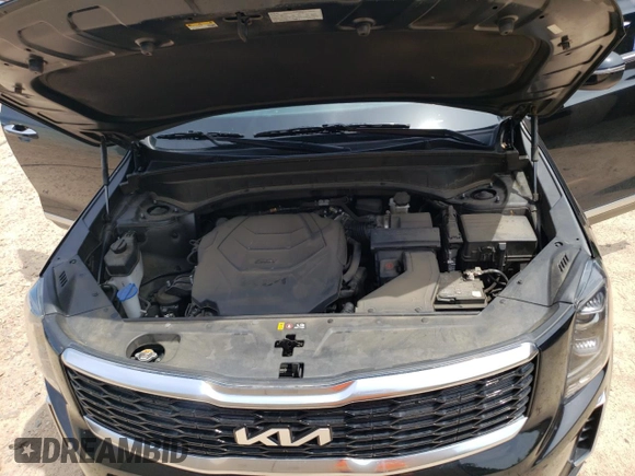 2022 Kia Telluride S with VIN 5XYP64HC1NG222809, listed as a Copart auction lot 57153625 with 74,368 mi miles and Salvage title. Bid and sale history available at DreamBid. Image 12.