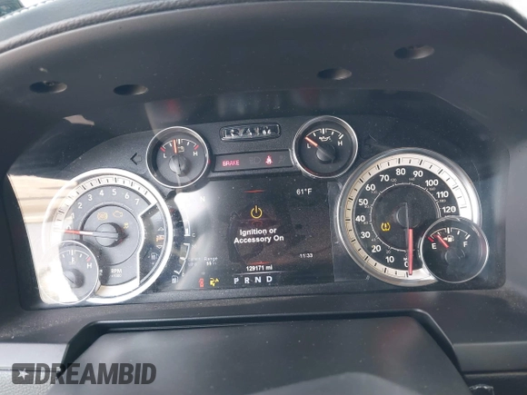 2017 Ram 1500 R/T with VIN 3C6JR6CT3HG602232, listed as a IAAI auction lot 41079183 with 129,171 mi miles. Bid and sale history available at carsss.com. Image 7.