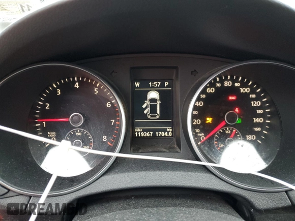 2010 Volkswagen GTI with VIN WVWHV7AJ3AW157413, listed as a Copart auction lot 44908755 with 119,367 mi miles and Salvage Title. Bid and sale history available at carsss.com. Image 9.