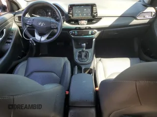 2019 Hyundai Elantra GT with VIN KMHH35LE7KU107245, listed as a Copart auction lot 53916705 with 28,297 mi miles and Salvage Title. Bid and sale history available at carsss.com. Image 8.