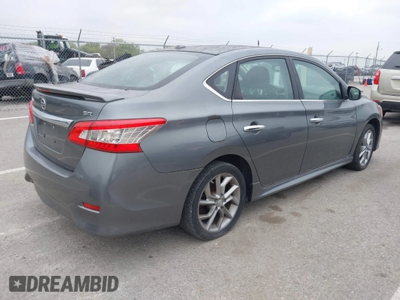 2015 Nissan Sentra SV with VIN 3N1AB7AP3FY315511, listed as a IAAI auction lot 42020350 with Not Provided miles and . Bid and sale history available at DreamBid. Image 4.