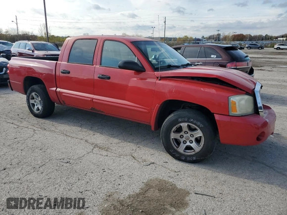 2005 Dodge Dakota SLT z VIN 1D7HW48K05S310312, wystawiony jako Copart lot #88061125 z przebiegiem 208 806 mil mil oraz Nie do naprawy • Non repairable. Historia ofert i sprzedaży dostępna na DreamBid. Obrazek 4.
