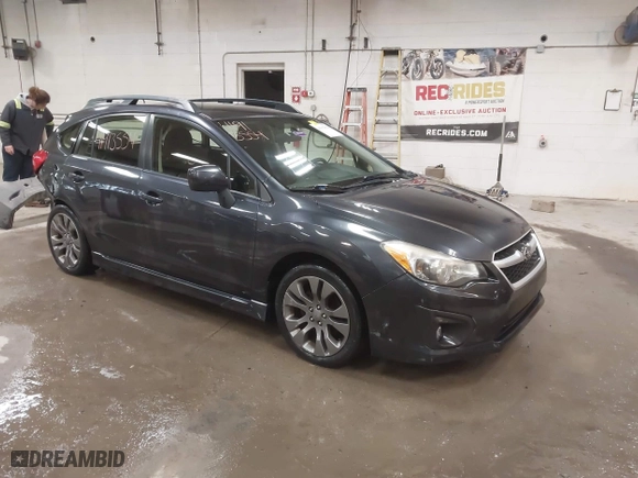 2013 Subaru Impreza Wagon 2.0i Sport Premium with VIN JF1GPAL63D2894768, listed as a IAAI auction lot 41913554 with 79,625 mi miles. Bid and sale history available at carsss.com. Image 1.