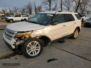 2013 Ford Explorer XLT with VIN 1FM5K8D80DGA44555, listed as a Copart auction lot 43038915 with 184,468 mi miles and Salvage Title. Bid and sale history available at carsss.com. Image 1.