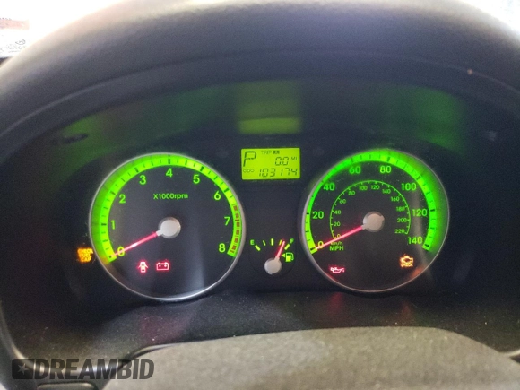 2009 Hyundai Accent Auto SE with VIN KMHCN36CX9U138776, listed as a Copart auction lot 72062814 with 103,174 mi miles and Clean Title. Bid and sale history available at carsss.com. Image 9.