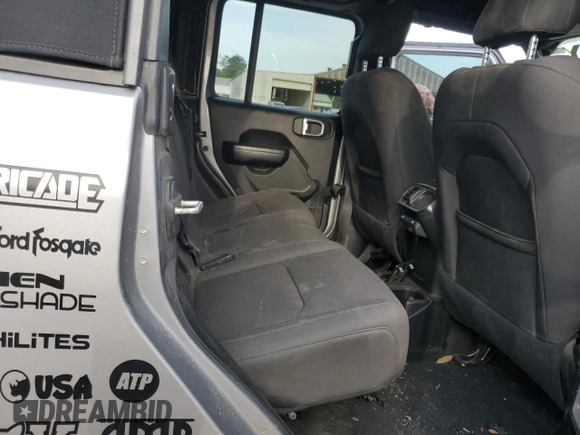 2020 Jeep Gladiator Sport S with VIN 1C6HJTAG9LL127546, listed as a Copart auction lot 54955945 with 99,511 mi miles and Salvage title. Bid and sale history available at DreamBid. Image 10.