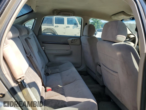 2005 Chevrolet Impala with VIN 2G1WF52E259295588, listed as a Copart auction lot 58915944 with 126,854 mi miles and Salvage Title. Bid and sale history available at DreamBid. Image 10.