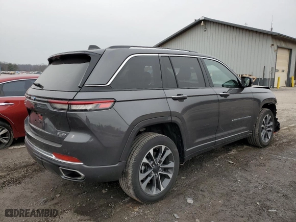 2023 Jeep Grand Cherokee 4xe Overland with VIN 1C4RJYD66P8849224, listed as a Copart auction lot 44728974 with 7,128 mi miles. Bid and sale history available at carsss.com. Image 3.