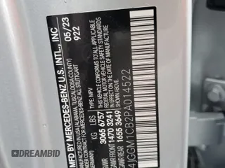 2023 Mercedes-Benz EQE 350 z VIN 4JGGM1CB2PA014522, wystawiony jako Copart lot #82137063 z przebiegiem 2 065 mil mil oraz . Historia ofert i sprzedaży dostępna na DreamBid. Obrazek 13.