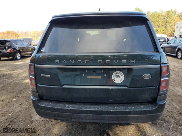 2018 Land Rover Range Rover with VIN SALGS5RE4JA502406, listed as a Copart auction lot 77311104 with 96,705 mi miles and Salvage Title. Bid and sale history available at carsss.com. Image 6.