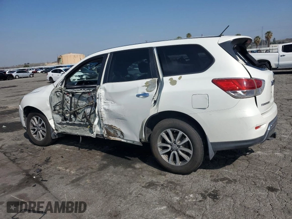 2014 Nissan Pathfinder S z VIN 5N1AR2MN4EC690798, wystawiony jako Copart lot #56239325 z przebiegiem 188 131 mil mil oraz Szkoda całkowita • Salvage title. Historia ofert i sprzedaży dostępna na DreamBid. Obrazek 2.