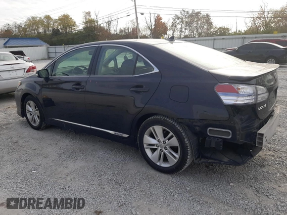 2010 Lexus HS 250h with VIN JTHBB1BA9A2010237, listed as a Copart auction lot 77445014 with 102,517 mi miles and Salvage Title. Bid and sale history available at DreamBid. Image 2.