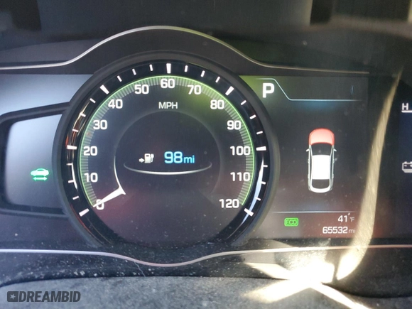 2019 Hyundai Ioniq Electric Limited with VIN KMHC05LH5KU047494, listed as a Copart auction lot 75689694 with 65,532 mi miles and Salvage Title. Bid and sale history available at carsss.com. Image 9.