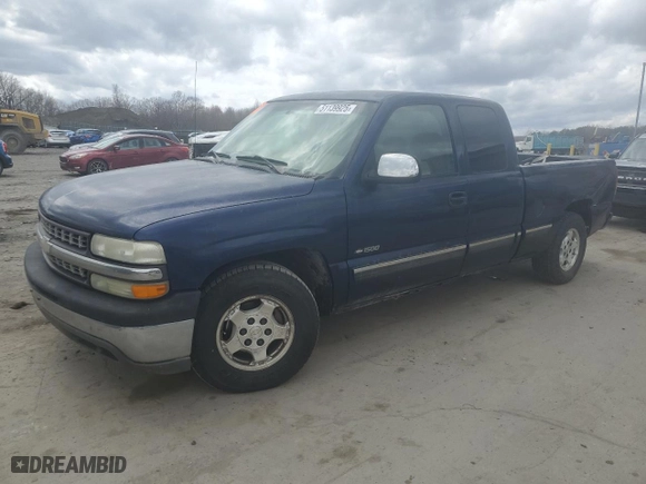 2002 Chevrolet Silverado 1500 LT with VIN 2GCEC19T821233860, listed as a Copart auction lot 51139925 with 306,474 mi miles and Clean Title. Bid and sale history available at carsss.com. Image 1.