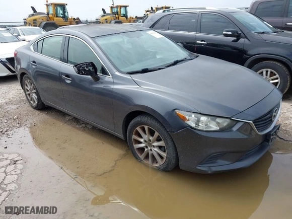 2016 Mazda Mazda6 i Sport with VIN JM1GJ1U51G1480173, listed as a IAAI auction lot 41920459 with 168,090 mi miles. Bid and sale history available at carsss.com. Image 1.