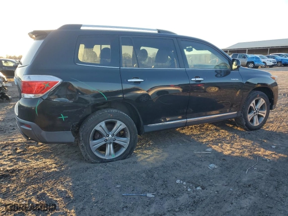 2011 Toyota Highlander Limited with VIN 5TDYK3EH7BS030397, listed as a Copart auction lot 50148135 with 190,330 mi miles and Salvage Title. Bid and sale history available at carsss.com. Image 3.