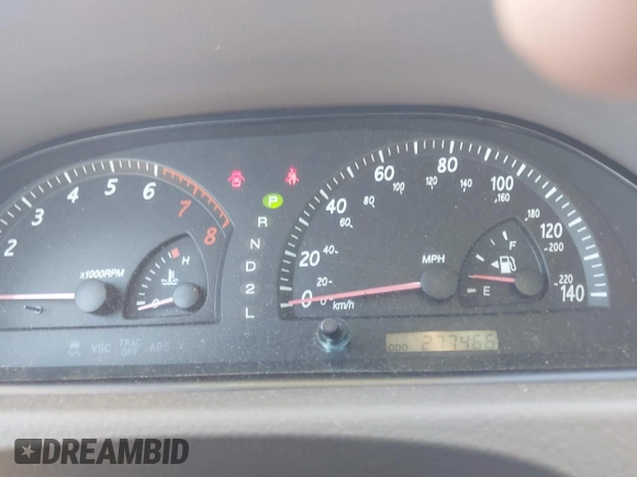 2003 Toyota Camry LE with VIN 4T1BE32KX3U224721, listed as a IAAI auction lot 42165503 with 277,466 mi miles and . Bid and sale history available at DreamBid. Image 7.