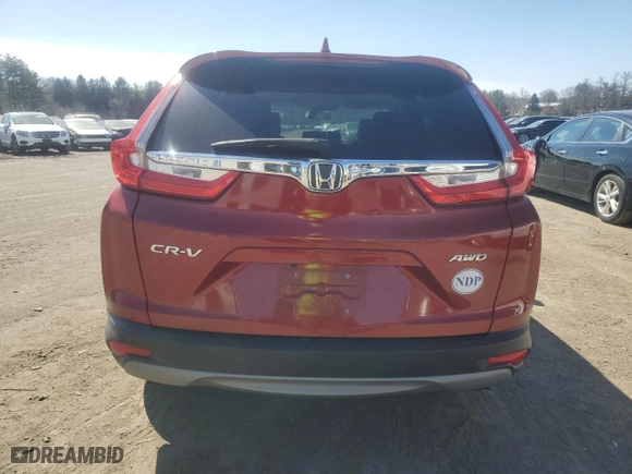 2018 Honda CR-V EX with VIN 2HKRW2H58JH645615, listed as a Copart auction lot 48542325 with 149,873 mi miles and Salvage Title. Bid and sale history available at carsss.com. Image 6.