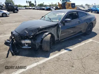 2024 BMW 4 Series M440i with VIN WBA83AP01RCP68732, listed as a Copart auction lot 69633904 with 0 mi miles and Salvage Title. Bid and sale history available at carsss.com. Image 1.