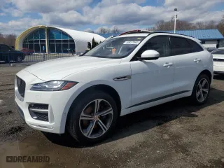 2017 Jaguar F-PACE 35t R-Sport with VIN SADCL2BV9HA884409, listed as a Copart auction lot 50637985 with 71,703 mi miles and Clean Title. Bid and sale history available at carsss.com. Image 1.