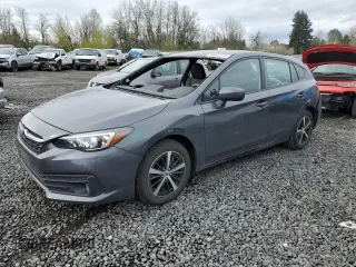 2022 Subaru Impreza Premium с VIN 4S3GTAV69N3725854, выставлен на аукционе Copart как лот 50645315 с пробегом 43 179 миль миль и Списание • Salvage title. История ставок и продаж доступна на DreamBid. Изображение 1.