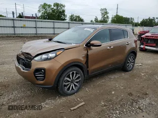 2017 Kia Sportage EX with VIN KNDPNCAC7H7125462, listed as a Copart auction lot 61711655 with 134,865 mi miles and Clean title. Bid and sale history available at DreamBid. Image 1.