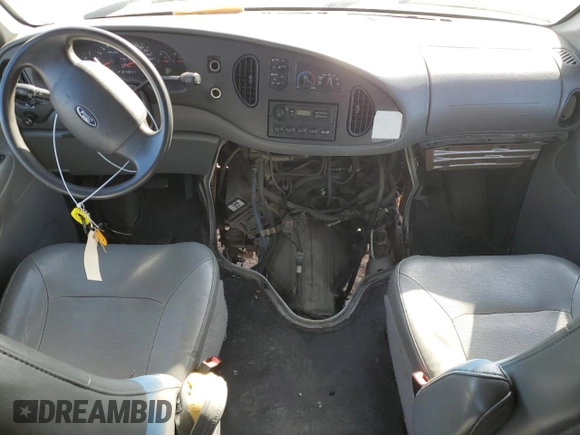 2008 Ford Econoline Cargo Commercial with VIN 1FTNS24W58DA22932, listed as a Copart auction lot 53193794 with Not Provided miles and Salvage Title. Bid and sale history available at DreamBid. Image 8.
