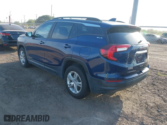 2022 GMC Terrain SLE z VIN 3GKALMEV2NL210055, wystawiony jako IAAI lot #42024177 z przebiegiem 62 391 mil mil oraz . Historia ofert i sprzedaży dostępna na DreamBid. Obrazek 3.
