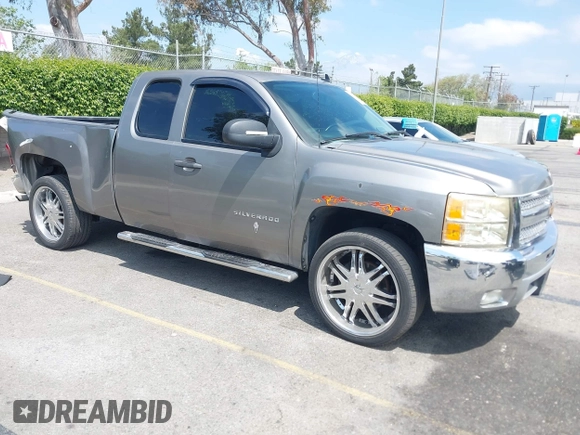 2012 Chevrolet Silverado 1500 LT with VIN 1GCRCSE06CZ238812, listed as a IAAI auction lot 42119852 with 153,655 mi miles and . Bid and sale history available at DreamBid. Image 1.