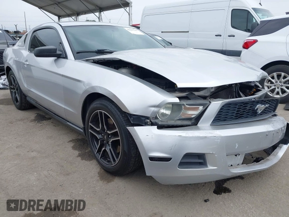 2012 Ford Mustang V6 Premium with VIN 1ZVBP8AM6C5211339, listed as a IAAI auction lot 42107541 with 164,678 mi miles. Bid and sale history available at carsss.com. Image 1.