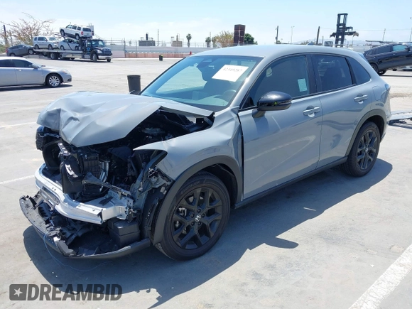 2024 Honda HR-V Sport with VIN 3CZRZ1H57RM751636, listed as a IAAI auction lot 42349287 with 8,346 mi miles and . Bid and sale history available at DreamBid. Image 2.