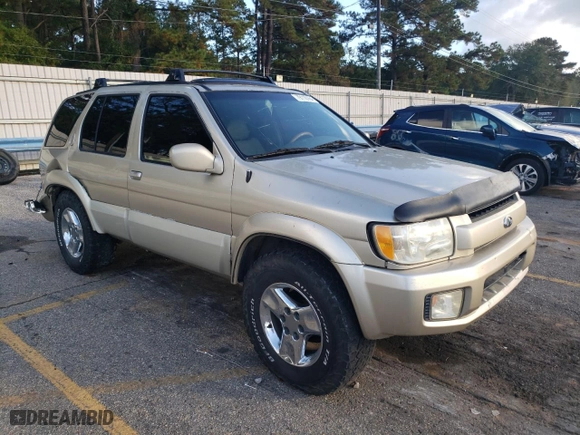 2001 Infiniti QX4 Luxury with VIN JNRDR09Y31W224927, listed as a Copart auction lot 79110164 with 251489 miles and Salvage Title. Bid and sale history available at carsss.com. Image 4.