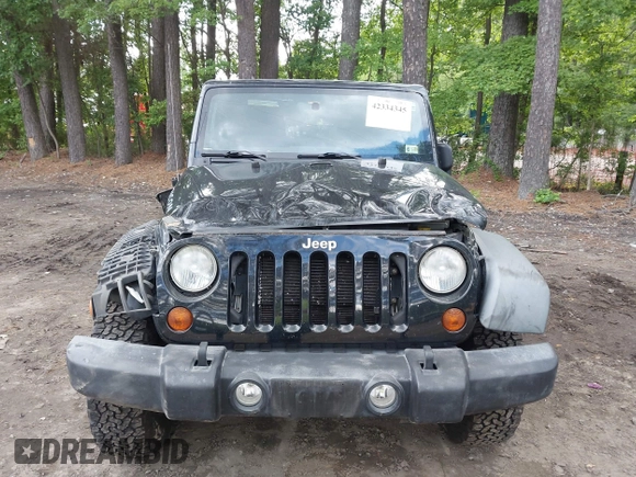 2012 Jeep Wrangler Unlimited Call of Duty MW3 with VIN 1C4BJWFG5CL103267, listed as a IAAI auction lot 42334345 with 135,324 mi miles and . Bid and sale history available at DreamBid. Image 6.