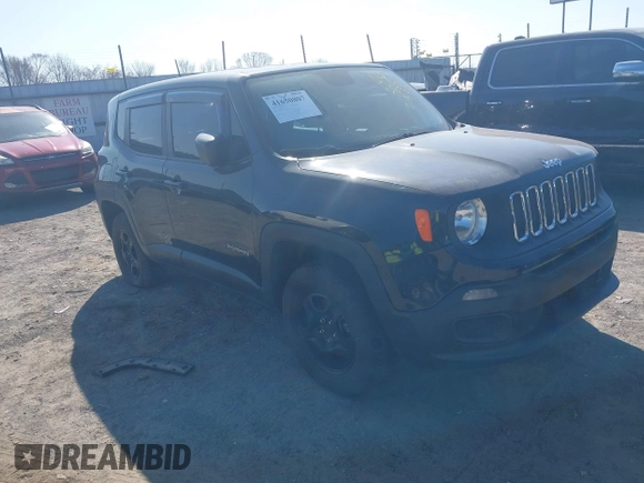 2018 Jeep Renegade Sport с VIN ZACCJBAB6JPH85612, выставлен на аукционе IAAI как лот 41650807 с пробегом 87 082 миль миль и . История ставок и продаж доступна на DreamBid. Изображение 1.