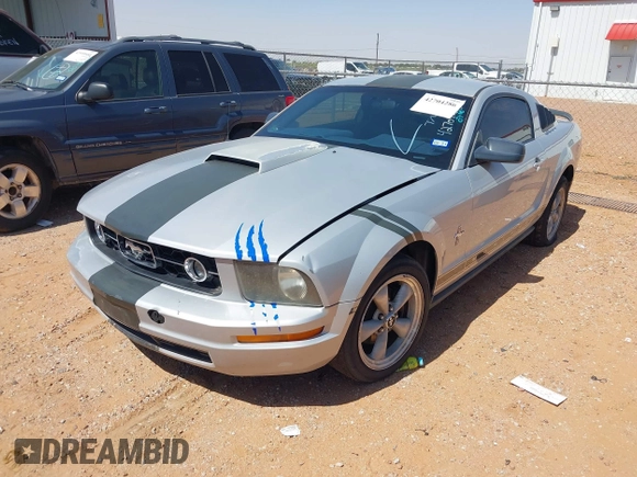 2007 Ford Mustang Deluxe with VIN 1ZVFT80N575247116, listed as a IAAI auction lot 42704286 with 169,931 mi miles and . Bid and sale history available at DreamBid. Image 2.